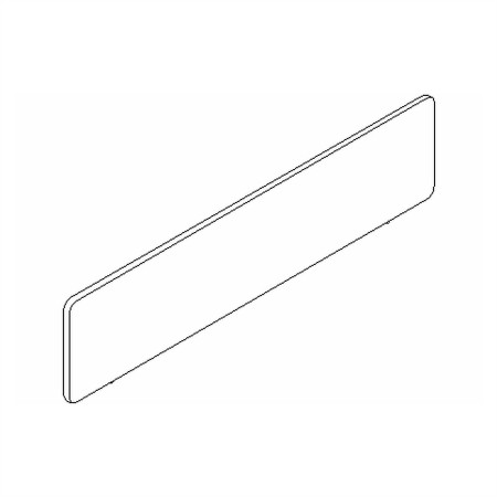 Séparation de bureau  en tissu pour bureau L. 200cm - ZUT59