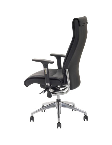 Chaise de direction confortable en imititation cuir - 8470 - Luis