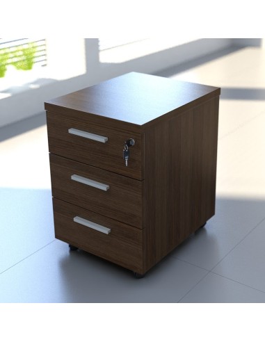 Meuble sur roulettes dans pièce lumineuse