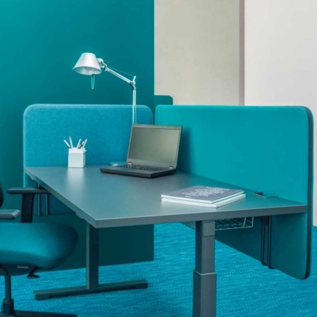 Cloisonette acoustique L. 99 x H. 65cm Sonic -  ZPS610 2