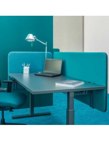 Cloisonnette acoustique de bureau L. 180cm - ZPS618