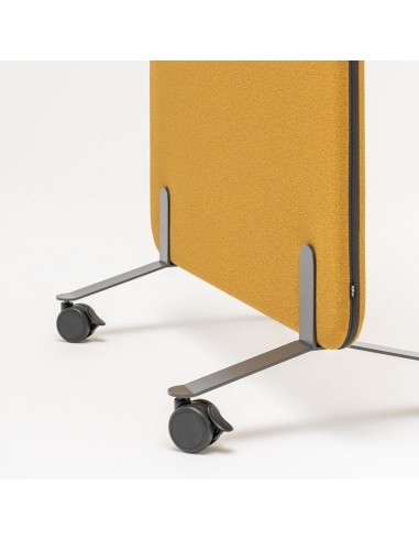 Panneau de séparation de bureau sur roulettes -  ZW594