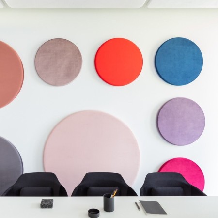 Panneau acoustique rond diamètre 60cm - MX10P