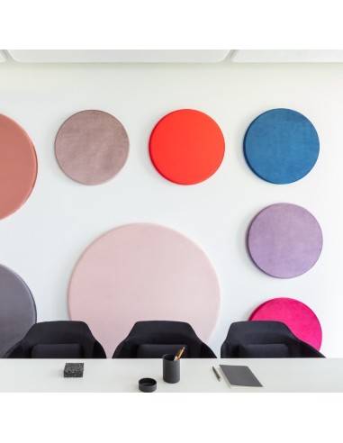 Panneau mural rond acoustique d. 90cm - MX11P