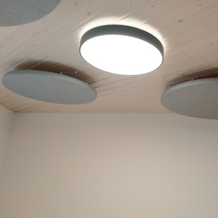 Panneau acoustique plafond suspendu rond diamètre 120cm - MX12S 2