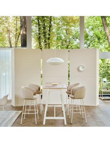 Table haute L. 161,5 x P. 70 x H. 110cm - pied bois massif