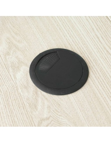 Passage de câble 80mm en PVC - noir