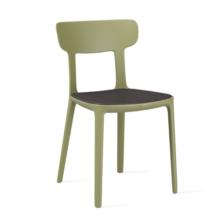 Mobilier contemporain en bois et plastique – chaise Canova Wood