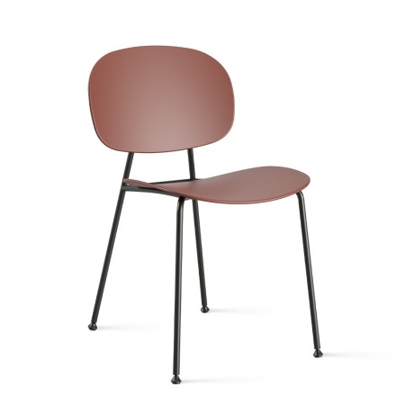 Chaise Tondina Pop – Structure métallique légère et assise en plastique pour un look contemporain