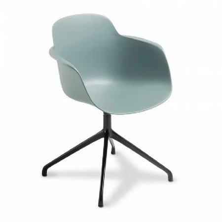 Chaise pivotante 4 branches en métal – modèle Sicla