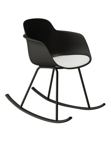 Chaise à bascule avec assise tissu rembourrée – Sicla