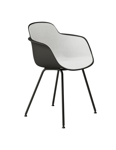 Chaise contemporaine avec coque plastique incurvée – Sicla