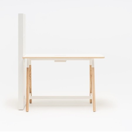 Table haute avec écran intégré L. 70 x P. 180 x H. 110cm 2