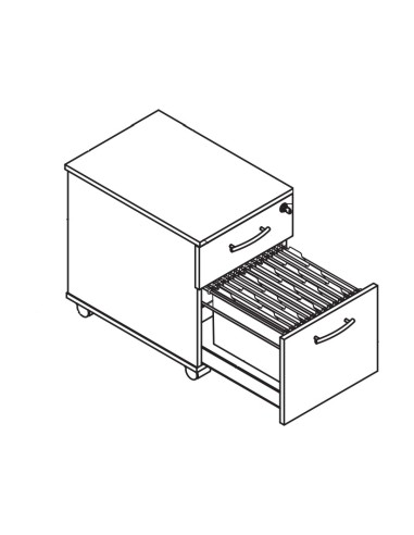 Caisson dossiers suspendus - KKT12 - MDD