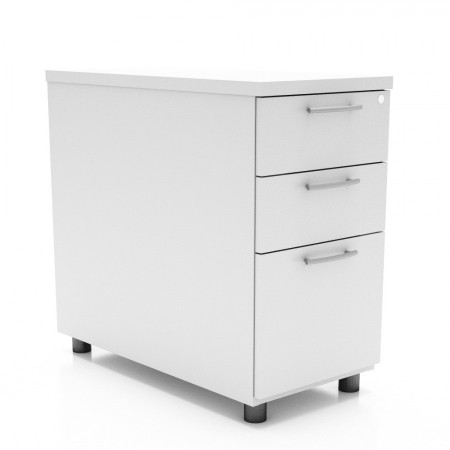 Caisson de bureau fixe avec 2 tiroirs et 1 dossiers suspendus - KDT73