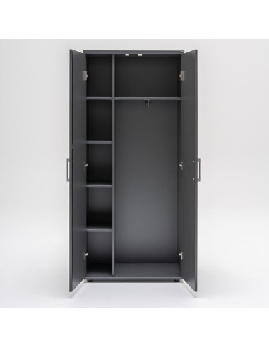 Armoire vestiaire pour bureau L. 80,1 x P. 60 x H. 183,3cm - A6204 - MDD