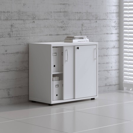 Armoire à portes coulissnantes - L. 80 x P. 43,2 x H. 74cm - A2P04 - MDD 2