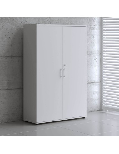 Commode à portes battantes L. 120 x P. 43,2 x H. 218,5cm - A6106 - MDD