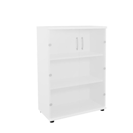 Vitrine pour bureau L. 80,2 x P. 43,2 x H. 112,9cm - A3504W - MDD