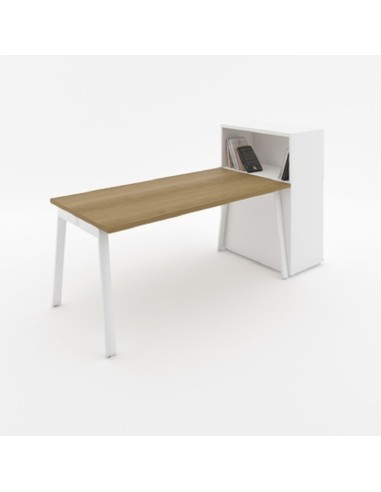 Rangement bout de bureau double face - L. 80,1 x H. 112,9 x P. 74cm