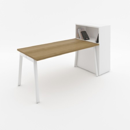 Rangement bout de bureau double face - L. 80,1 x H. 112,9 x P. 74cm