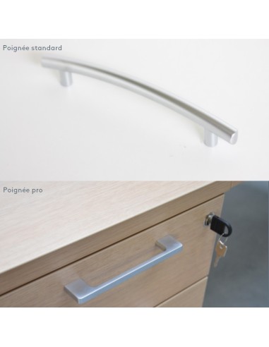 Rangement bout de bureau double face - L. 80,1 x H. 112,9 x P. 74cm