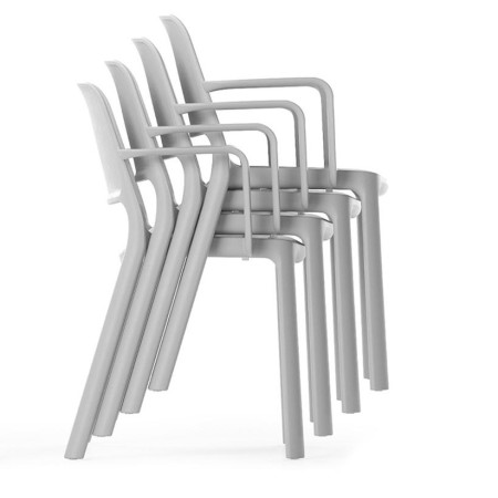 Chaise d'intérieur et d'extérieur empilable en plastique - SPO003 - Polytone O Narbutas