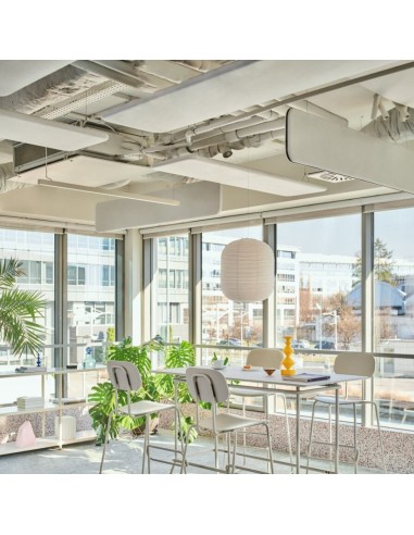 Panneau acoustique suspendus au plafond - bord arrondi - Sonic - MDD