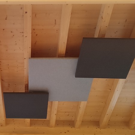 Panneau acoustique plafond suspendu - L. 120 x 120cm - MX07S