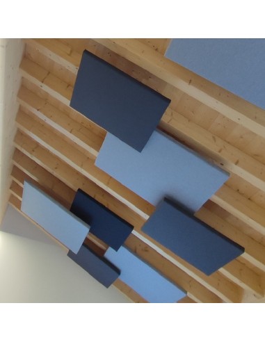 Panneau acoustique plafond suspendu - L. 120 x 120cm - MX07S