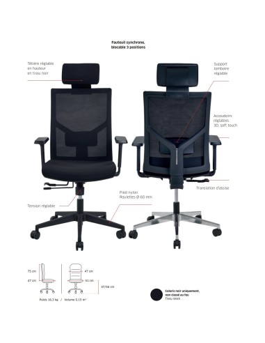 Comment régler la chaise de bureau avec têtière - Zack