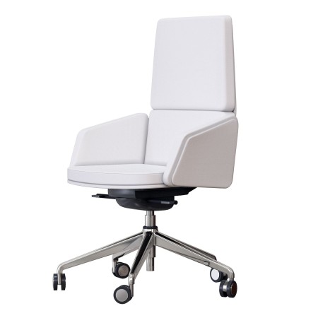 Dimensions - Chaise de direction élégante en cuir - Lead - 141 092 - Las Mobili