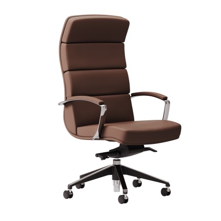 Siège de direction pivotant confortable en cuir - Scena - Las Mobili -  140 261