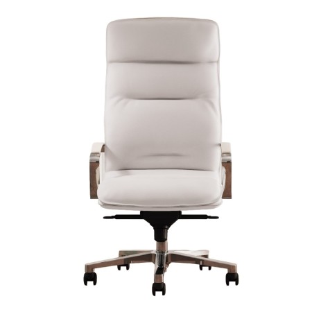 Chaise de direction grand confort en cuir véritable - Formen - 145 474