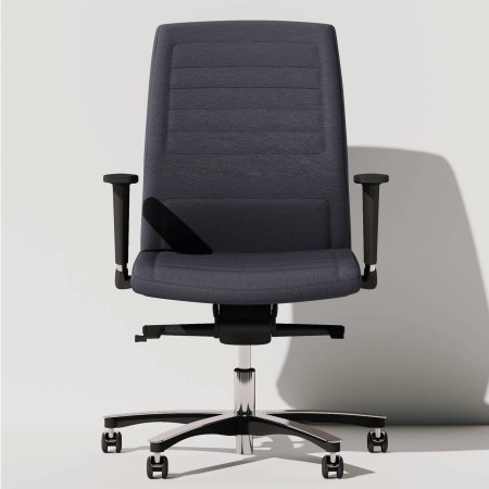 Siège de direction en cuir classe avec accoudoirs réglables - Neochair - Las Mobili