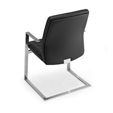 Fauteuil réunion cuir avec surpiqures design - Neochair - Las Mobili