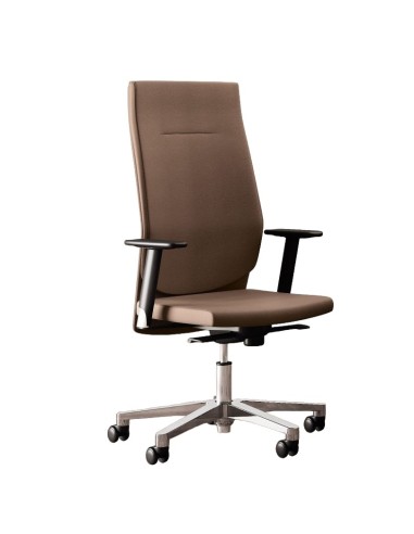 Dimensions - Chaise de direction design en cuir de qualité et accoudoirs réglables - Galassia - Las Mobili