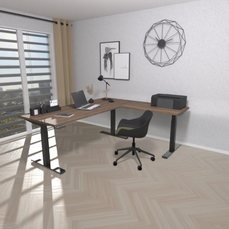 Table électrique d'angle assis-debout - Retour à droite 2