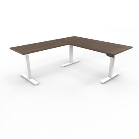 Table électrique d'angle assis-debout - Retour à gauche