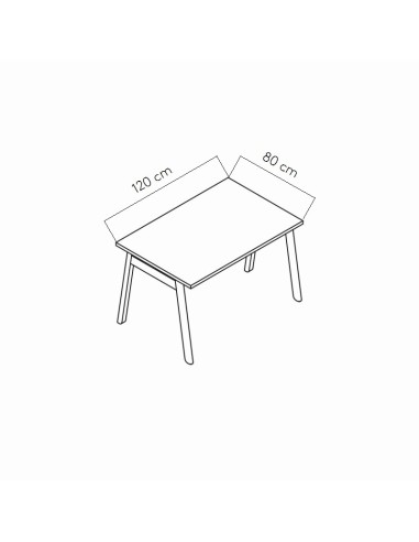 Dimensions Tables de bureau Ogi B - MDD