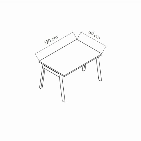 Dimensions Tables de bureau Ogi B - MDD