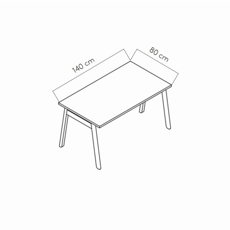 Dimensions Tables de bureau Ogi B - MDD