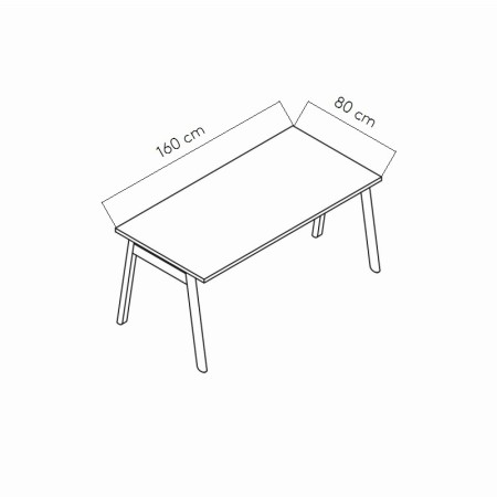 Dimensions Tables de bureau Ogi B - MDD