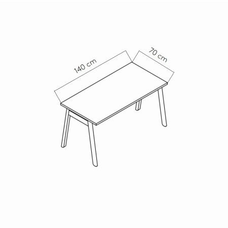 Dimensions Tables de bureau Ogi B - MDD