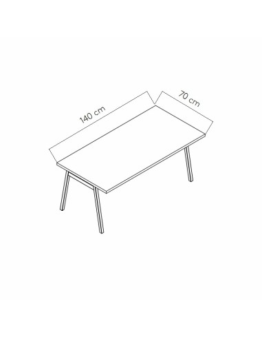Dimensions Table de bureau design - BOM24 - Suisse