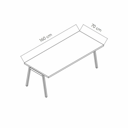 Dimensions Bureau de travail design - BOM26 - Suisse - MDD
