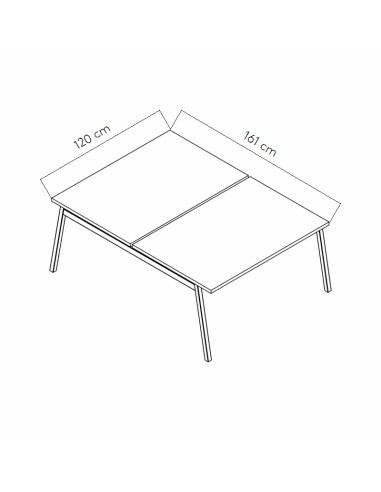 Dimensions Bureau bench Ogi M 