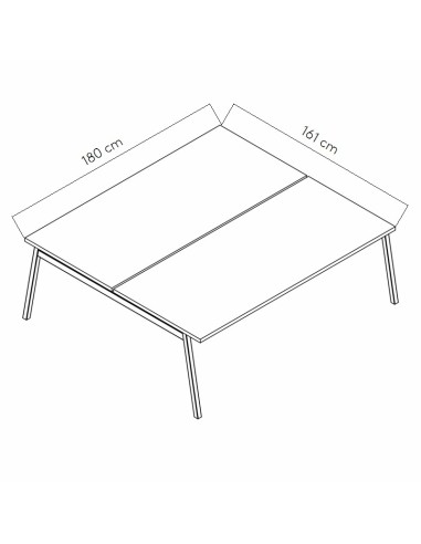 Dimensions Bureau bench Ogi M