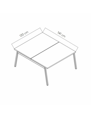 Dimensions Ogi M Bench - BOM42