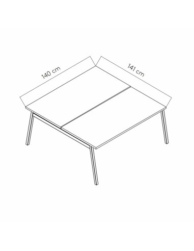 Dimensions Bureau bench Ogi M